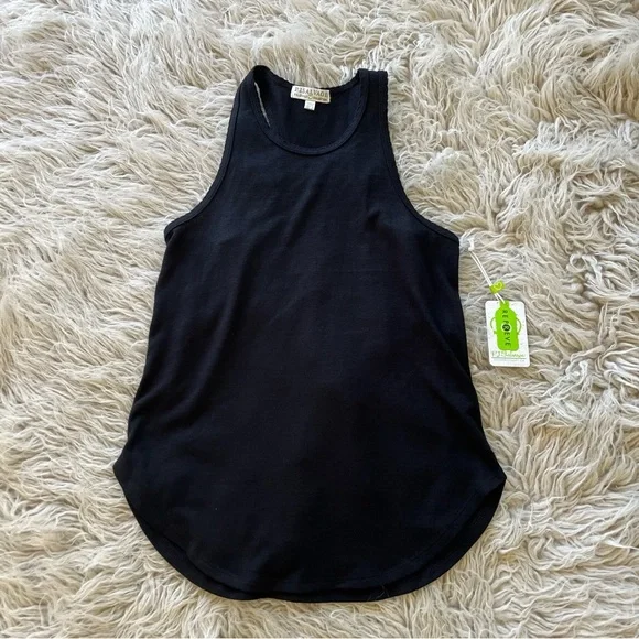 4/$19 NWT P.J. Salvage Reloved Collection recycled plastic black tank top size S - Picture 4 of 8